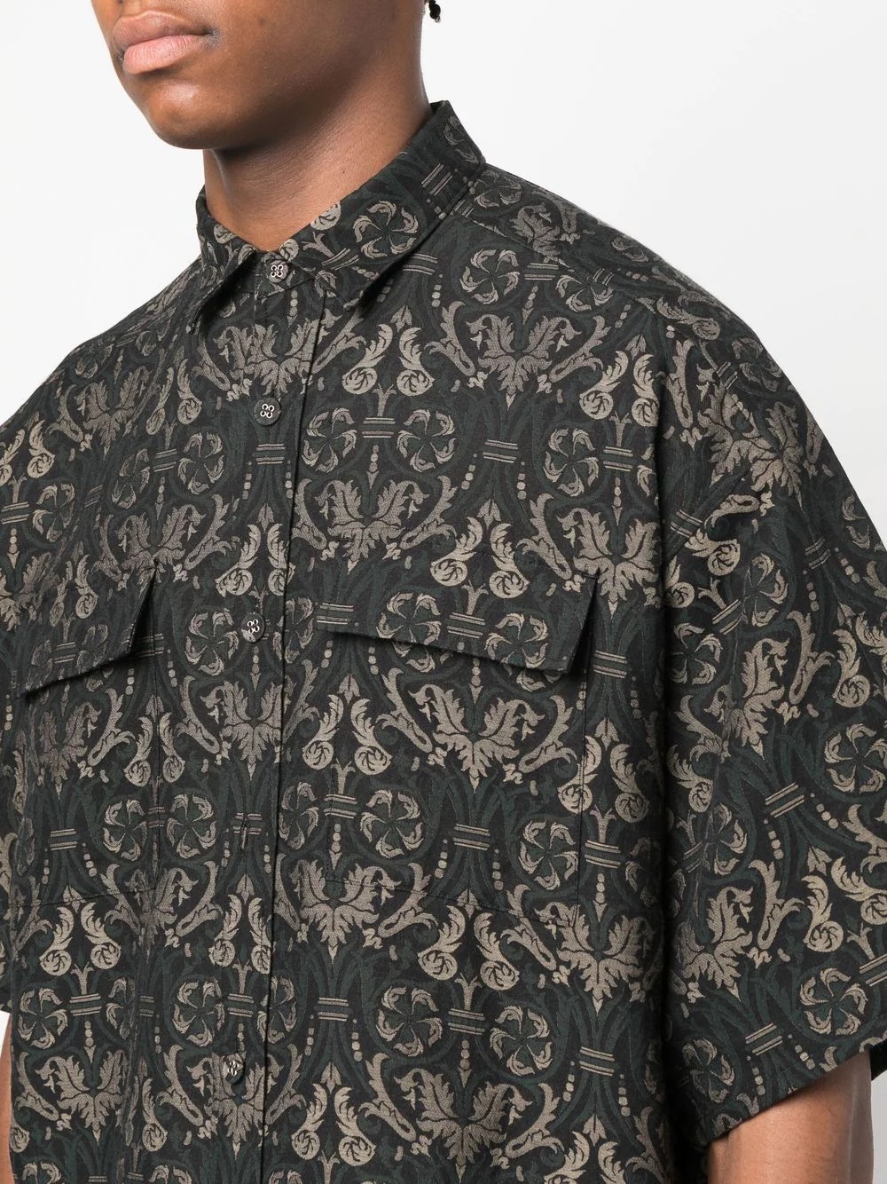 paisley-print shirt - 5