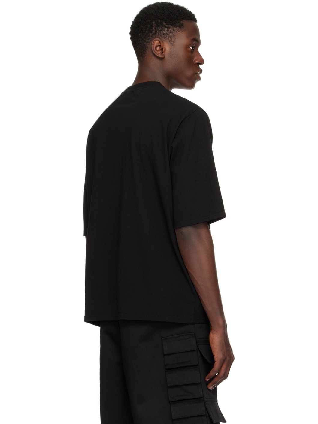 Black Printed T-Shirt - 3