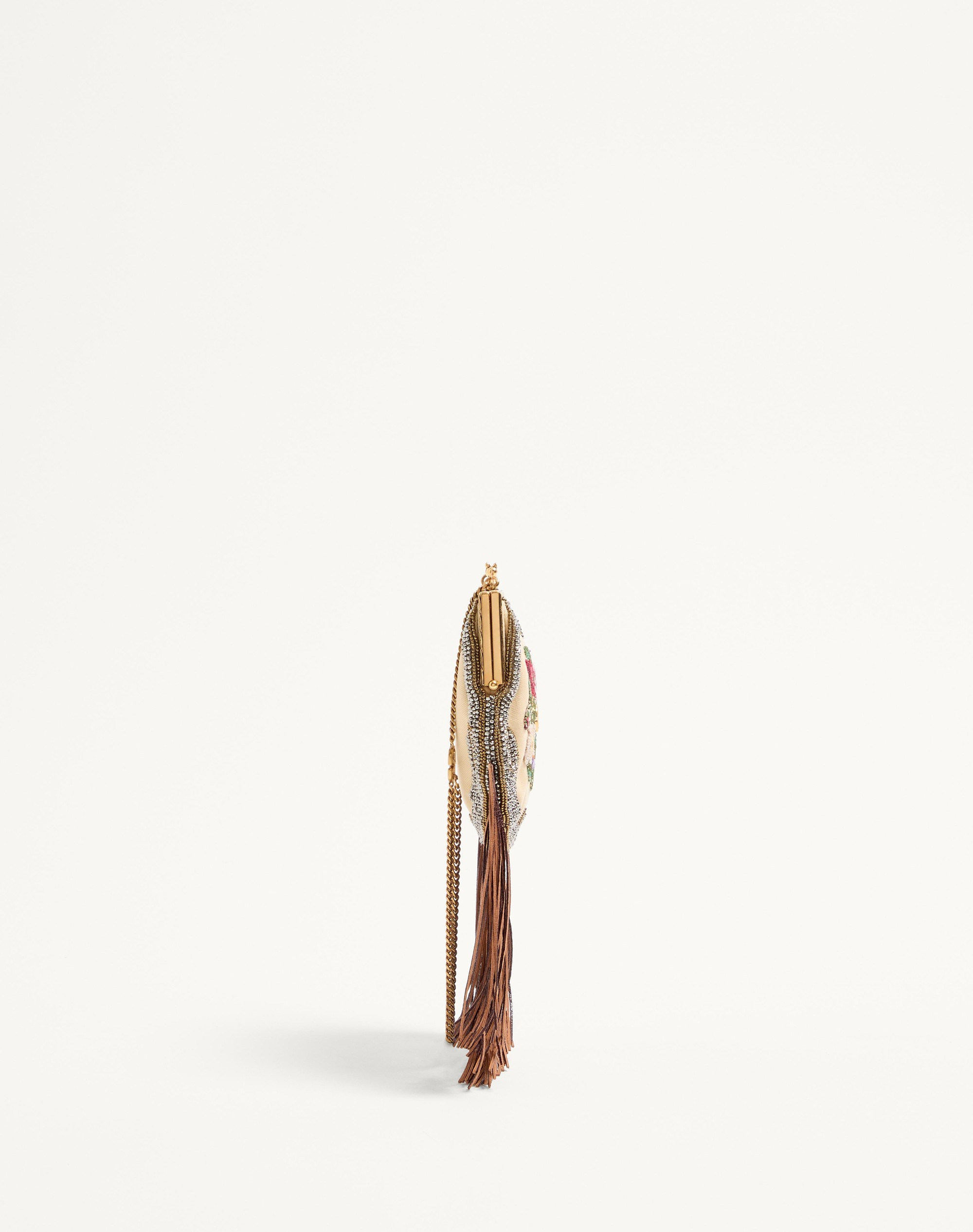 VALENTINO GARAVANI NELLCOTE FAIRYTALES SMALL CLUTCH EMBROIDERED WITH FRINGES - 3