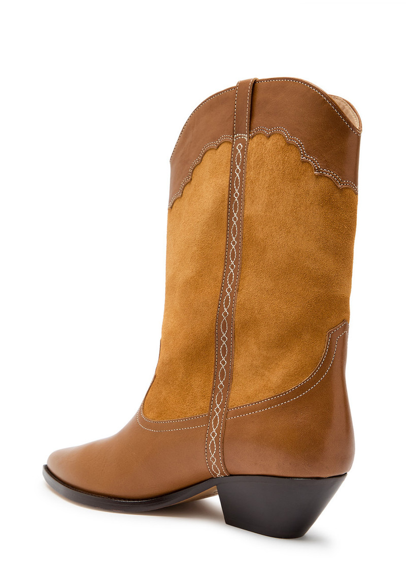 Isabel Marant Étoile Isabel Marant étoile Duerto Western Panelled Leather Mid-calf Boots outlook