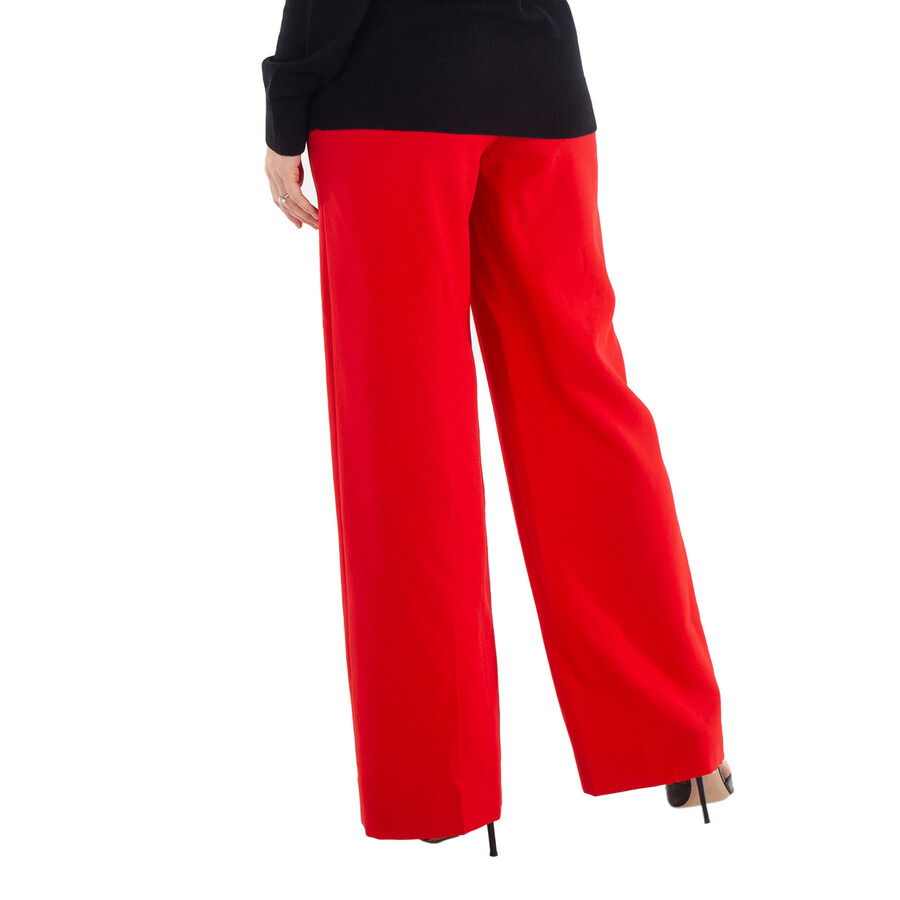 Burberry Wide-Leg Tailored TB Trousers - 6