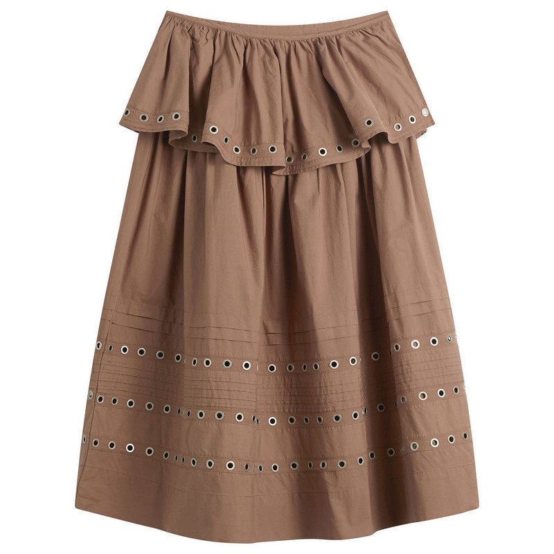 Damson Madder Anika Eyelet Skirt 1