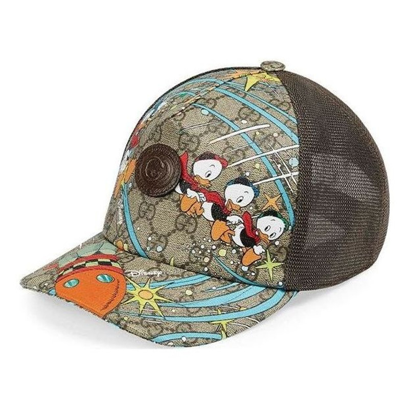 Gucci x Disney Donald Duck Baseball Hat 'Beige Brown' 648843-4HACR-8465 1