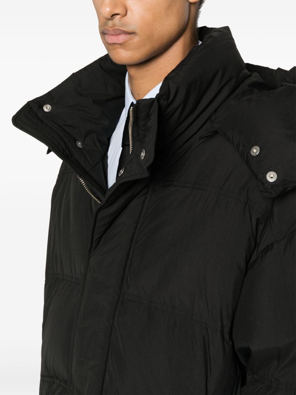 logo-appliquÃ© puffer jacket - 6