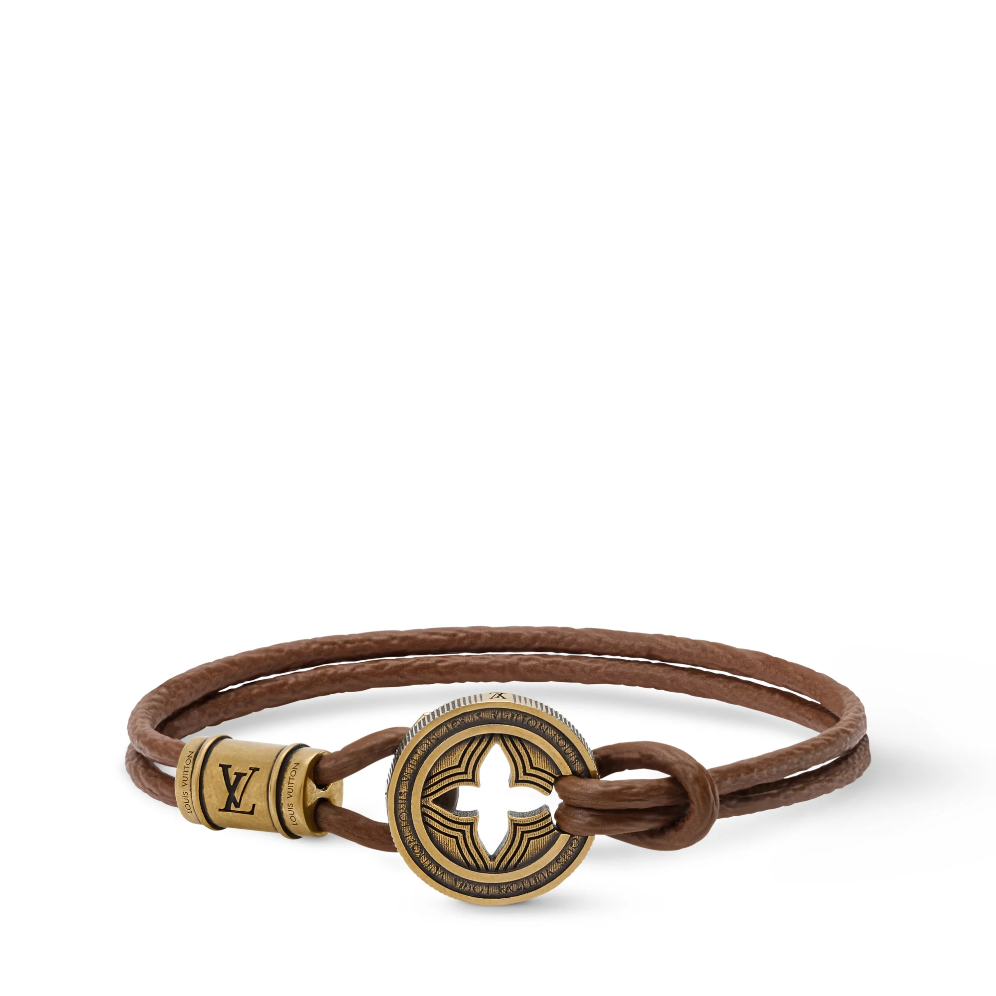 LV Tic Tac Toe Leather Bracelet - 1