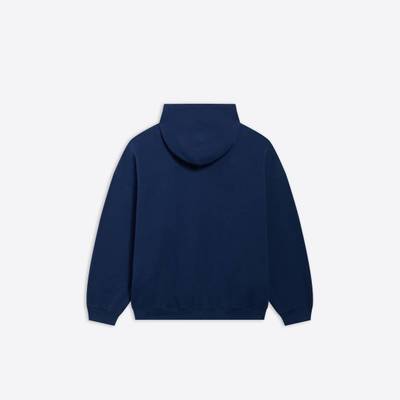 BALENCIAGA Pride Boxy Hoodie in Blue outlook