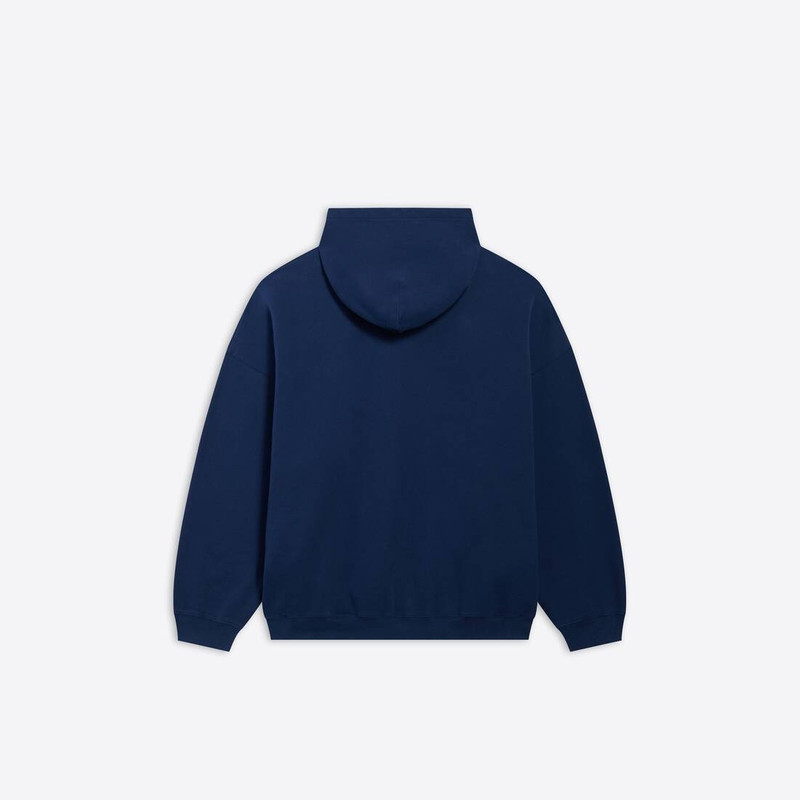 BALENCIAGA Pride Boxy Hoodie in Blue outlook