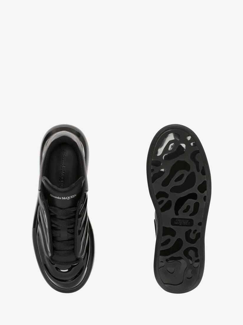 Oversized Sneaker in Black - 4