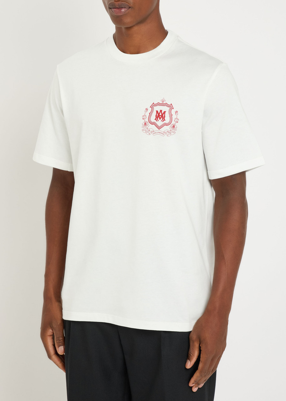Amiri Ma Crest Logo-print Cotton T-shirt - 2