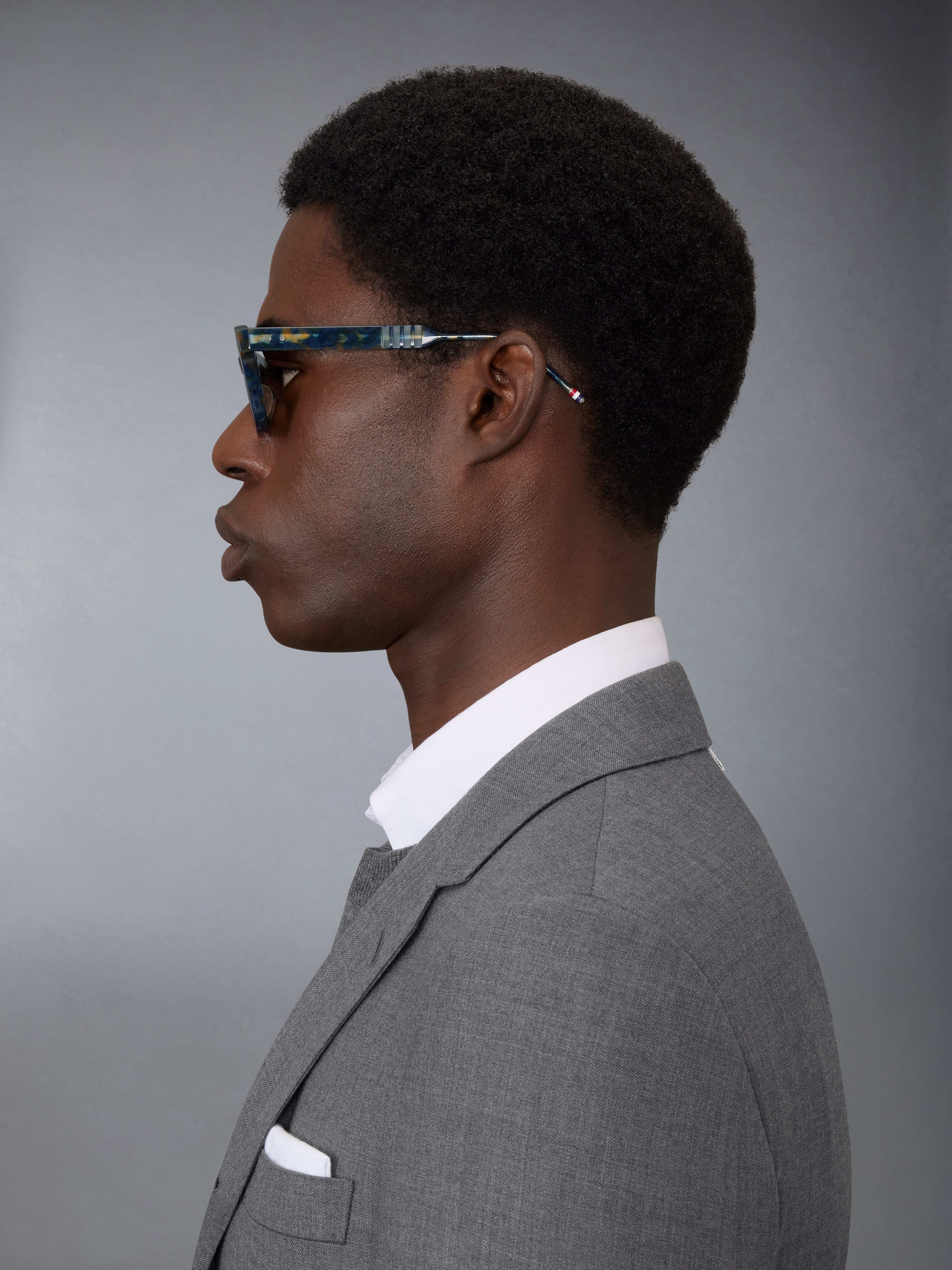 Tortoise Acetate Rectangular Sunglasses - 5
