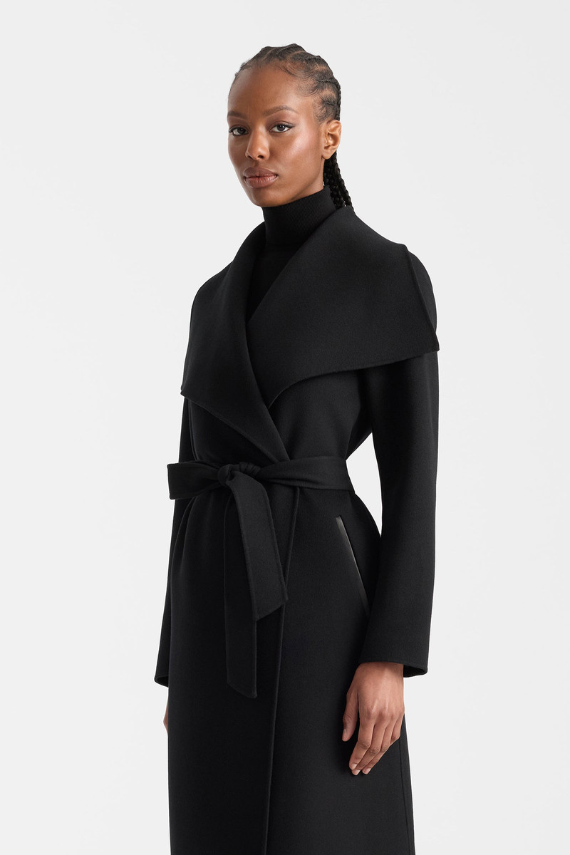MAI-CN Double-face wool wrap coat 4