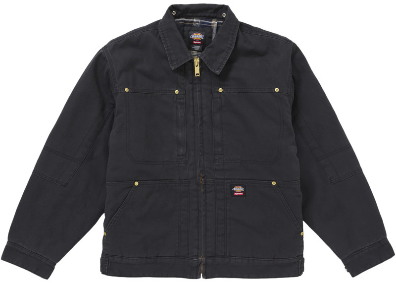 Supreme Supreme Dickies Hooded Work Jacket Black outlook