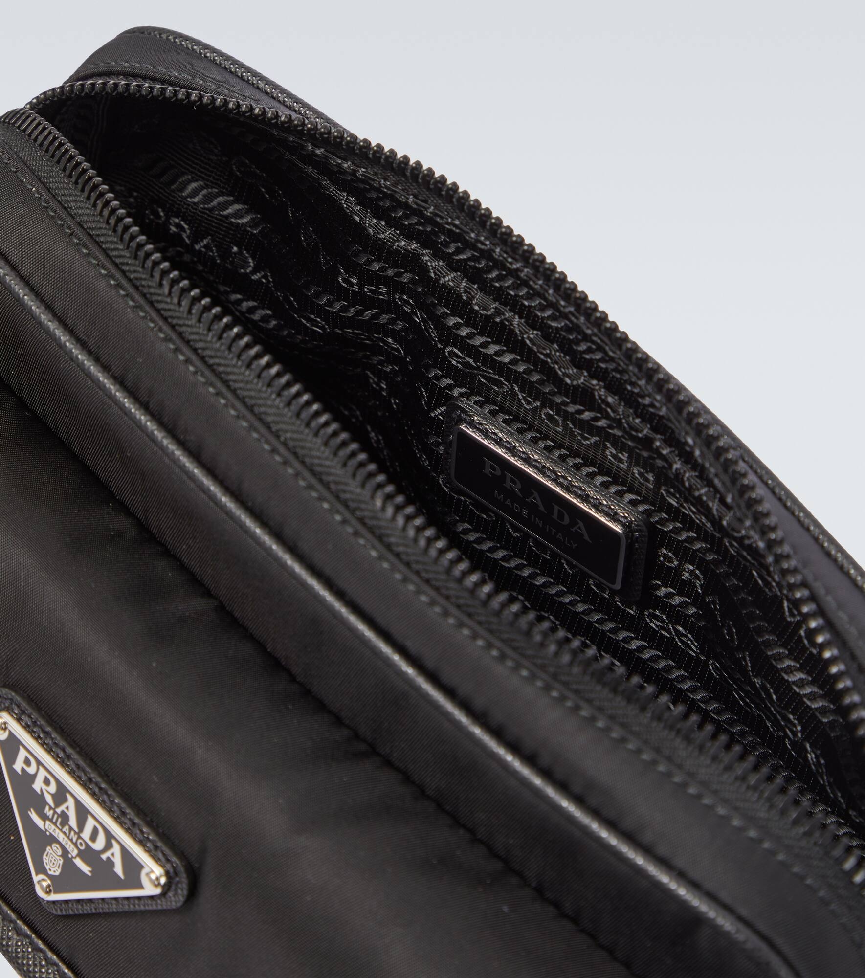 Re-Nylon leather-trimmed shoulder bag - 4