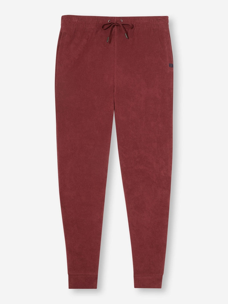 Men's Sweatpants Isaac Terry Cotton Burgundy 1
