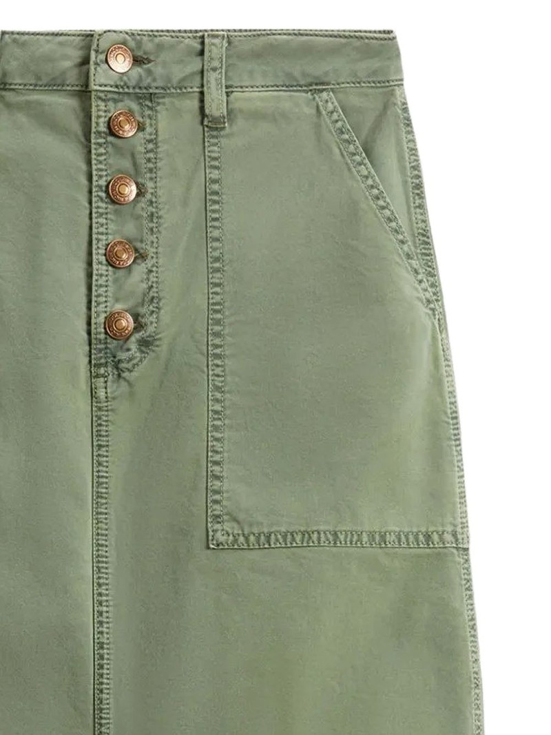 ULLA JOHNSON button-up patch-pocket skirt outlook