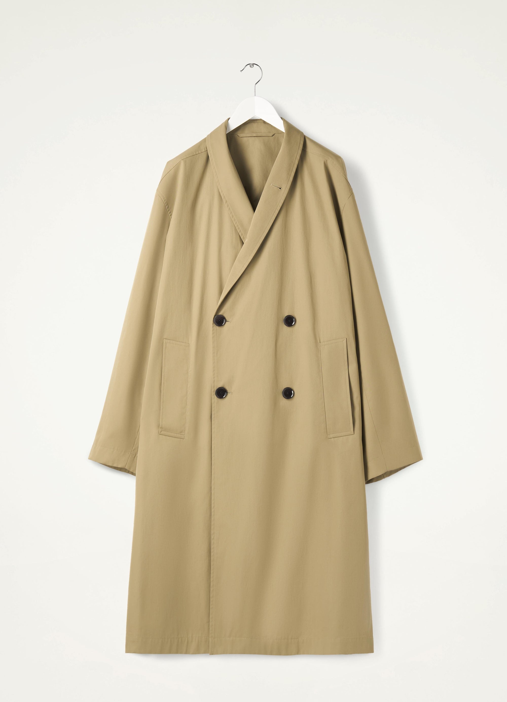 WRAP COLLAR TRENCH
WR COTTON GABARDINE - 1