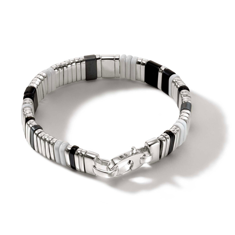 Colorblock Bracelet, Silver 4