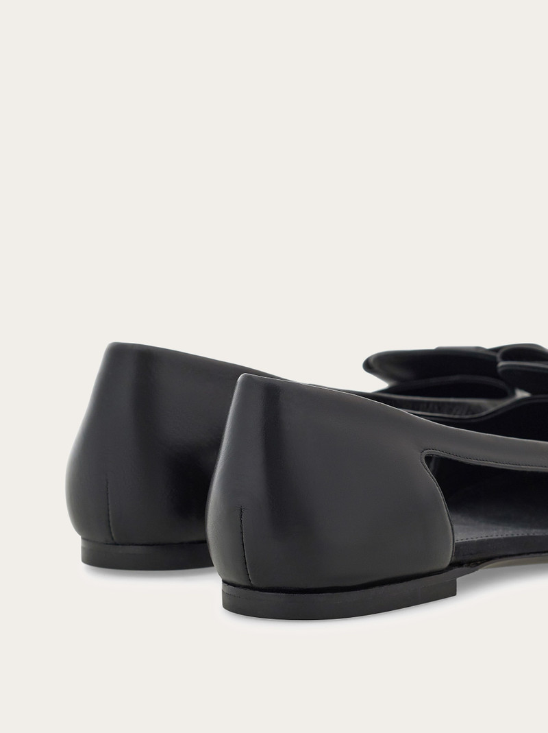 Cut out ballet flat with Drop Bow ornament 4