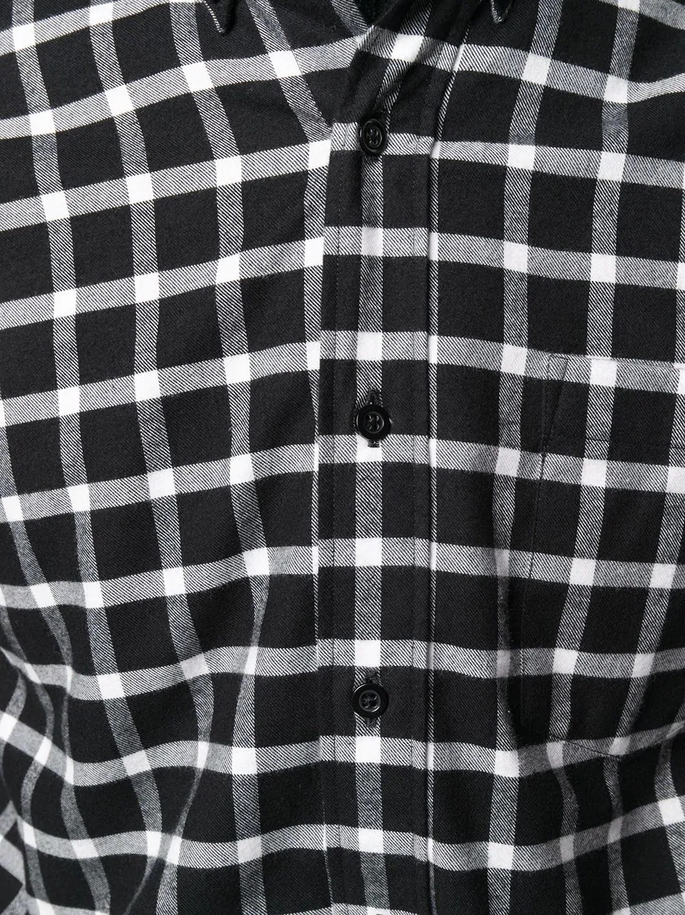 button-down shirt with chest pocket - 5