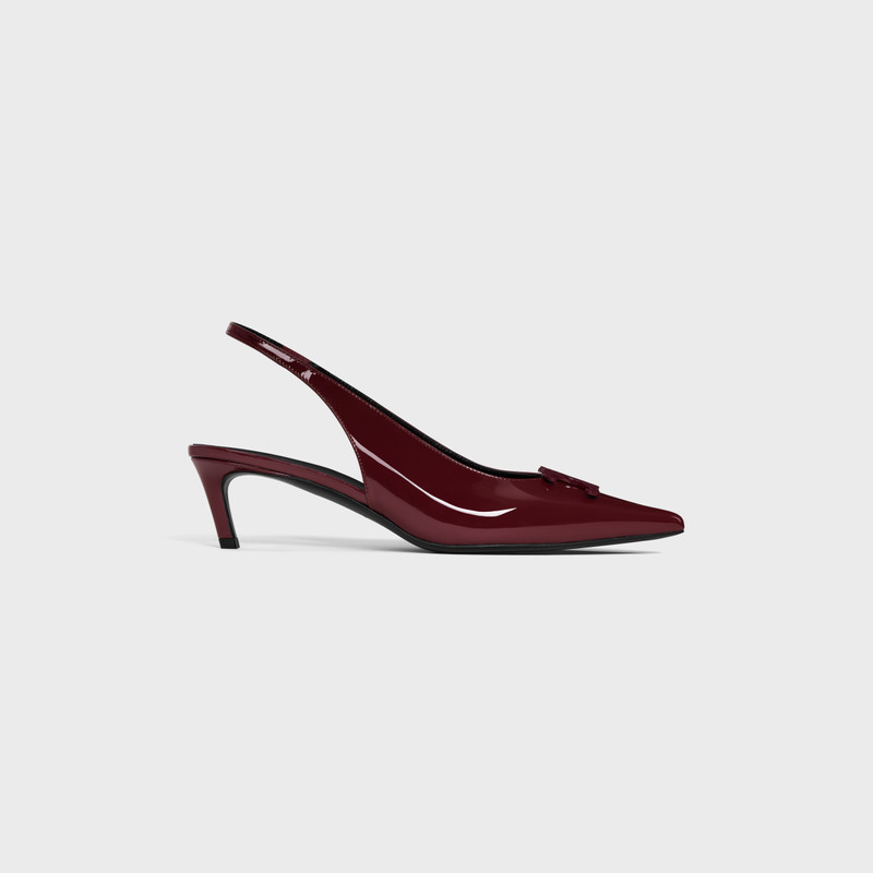 CELINE ALMA TRIOMPHE SLINGBACK in PATENT CALFSKIN 1