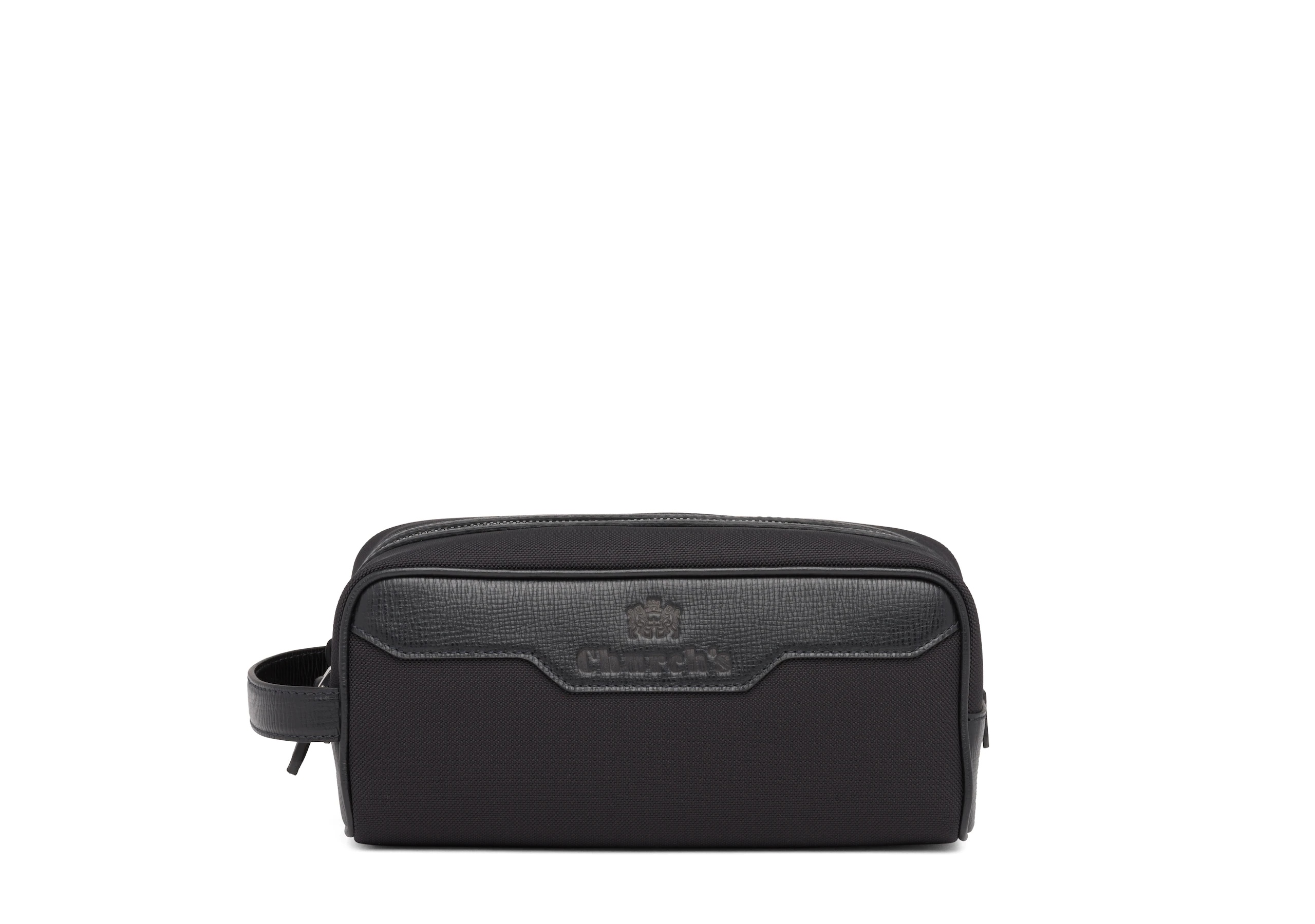 Devon
St James Leather Tech Washbag Small Black - 1