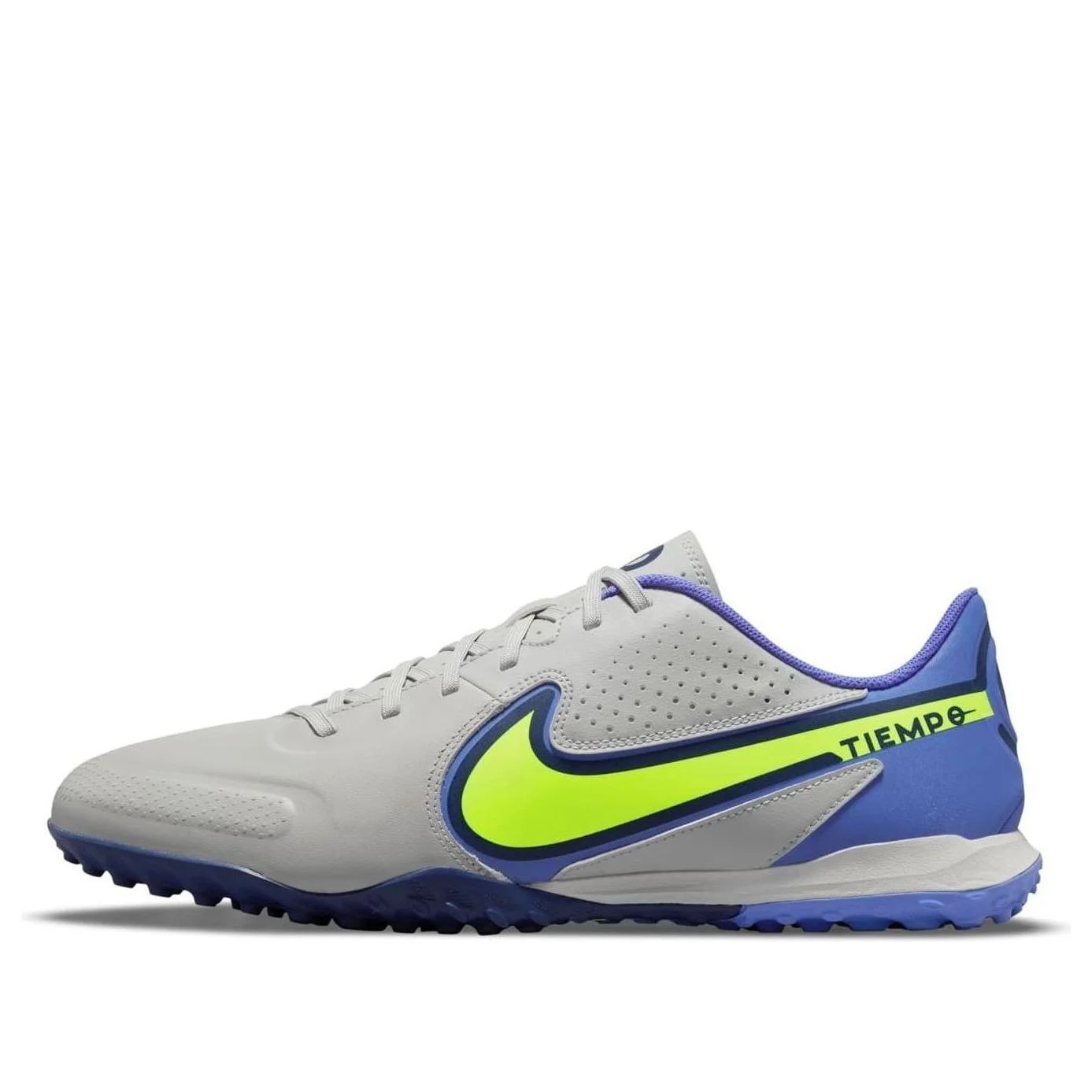 Nike Legend 9 Academy TF Turf Low-Top Soccer Shoes Grey Gray DA1191-075 - 1