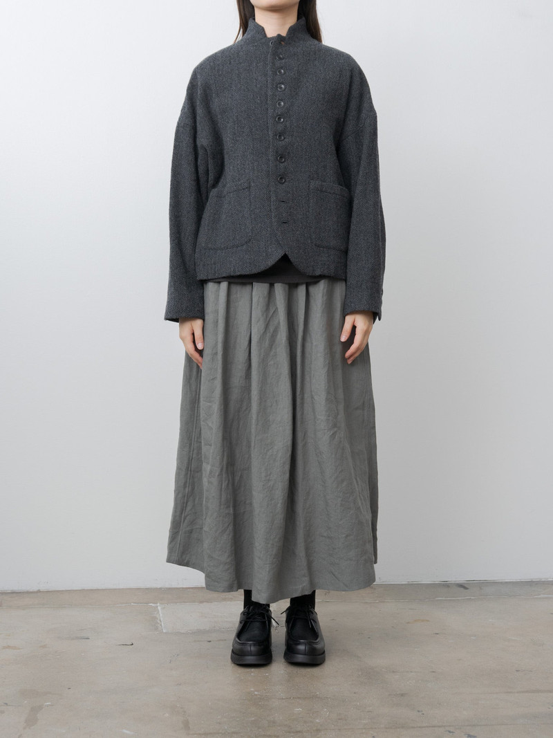 ICHI Antiquités Wool Herringbone Jacket - Black outlook