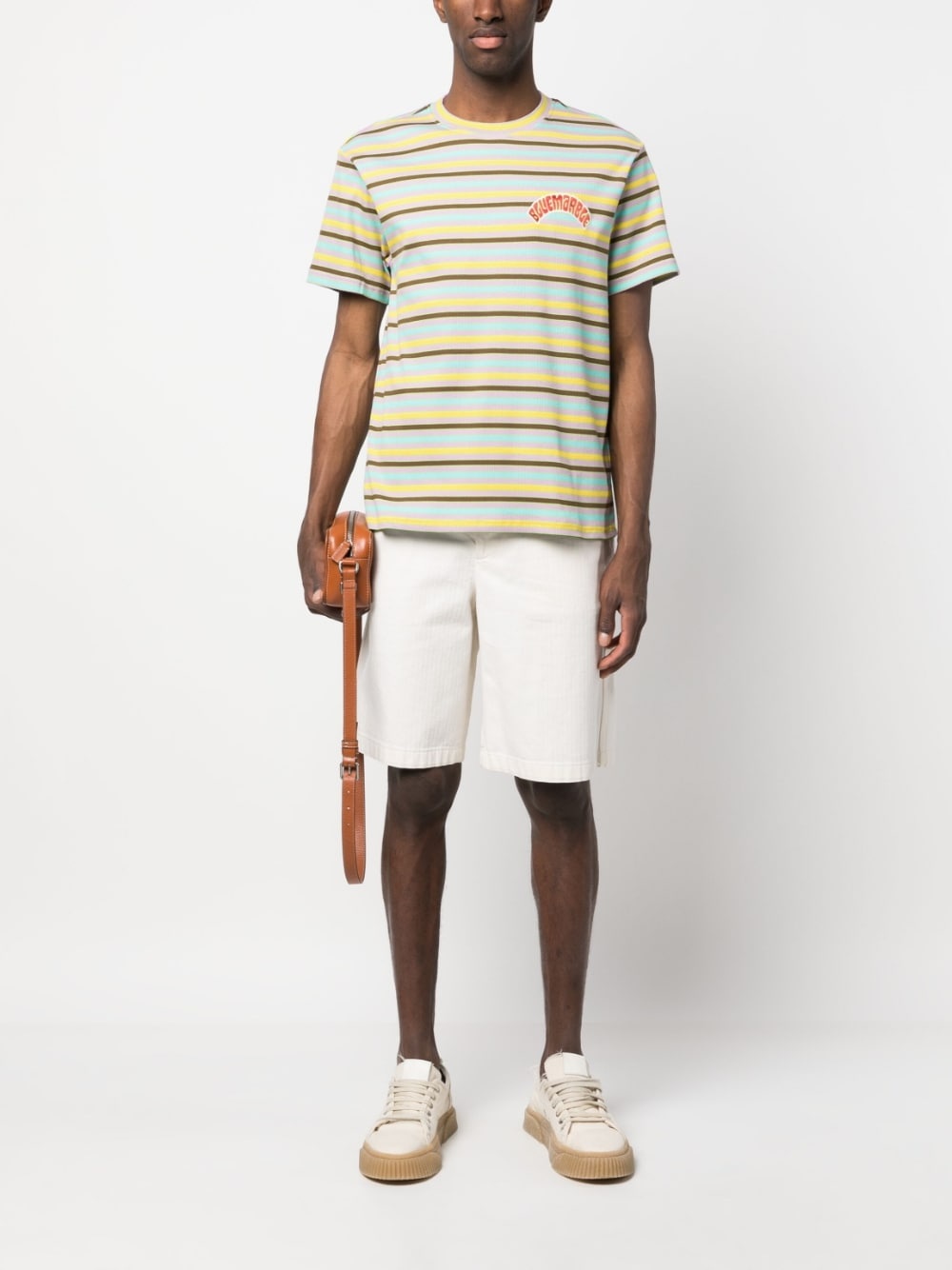 striped cotton T-shirt - 2