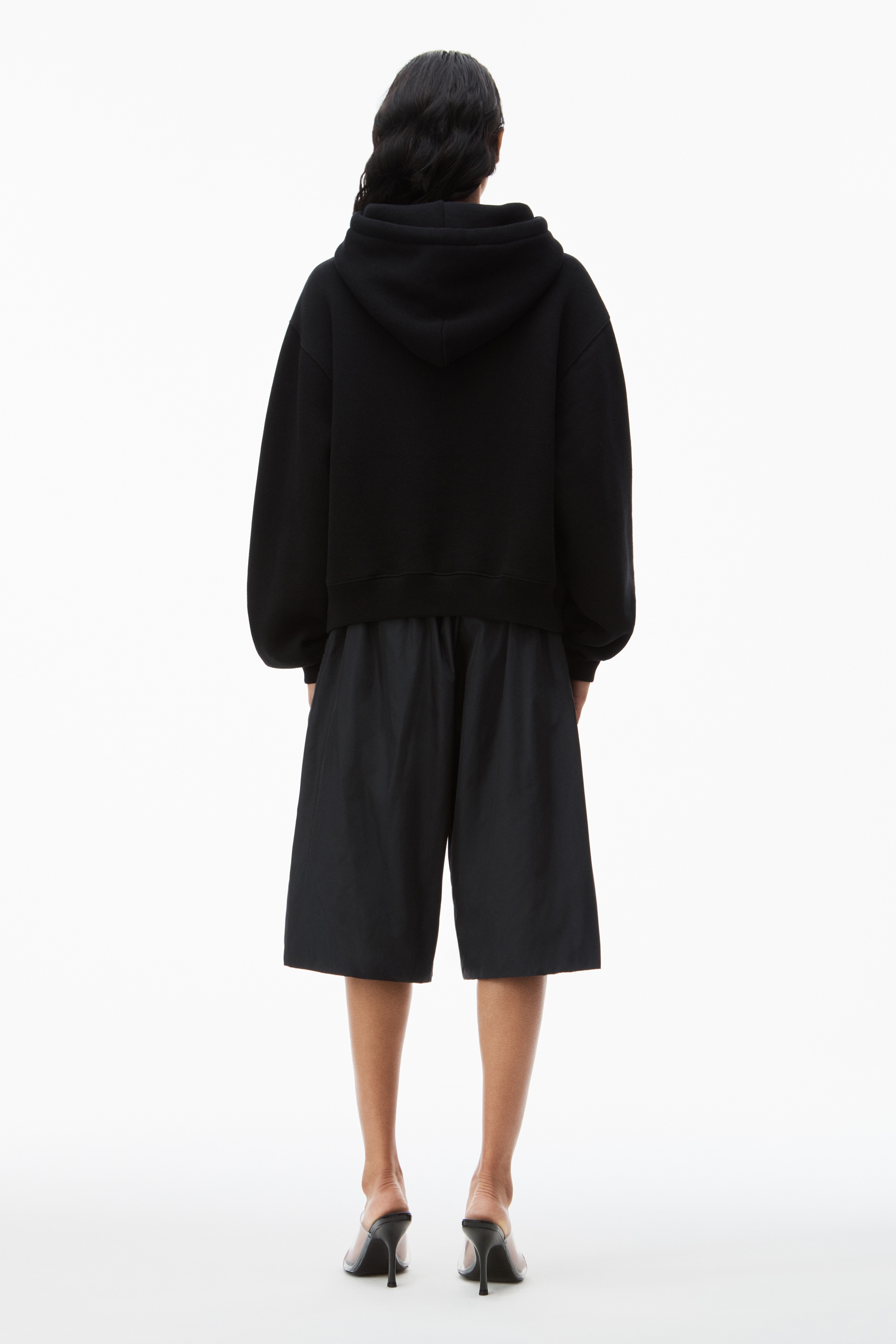 PUFF LOGO HOODIE IN STRUCTURED TERRY - 4