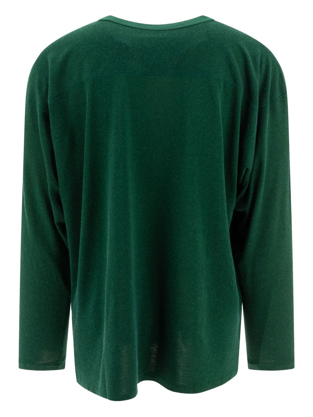 long-sleeve V-neck T-shirt - 2