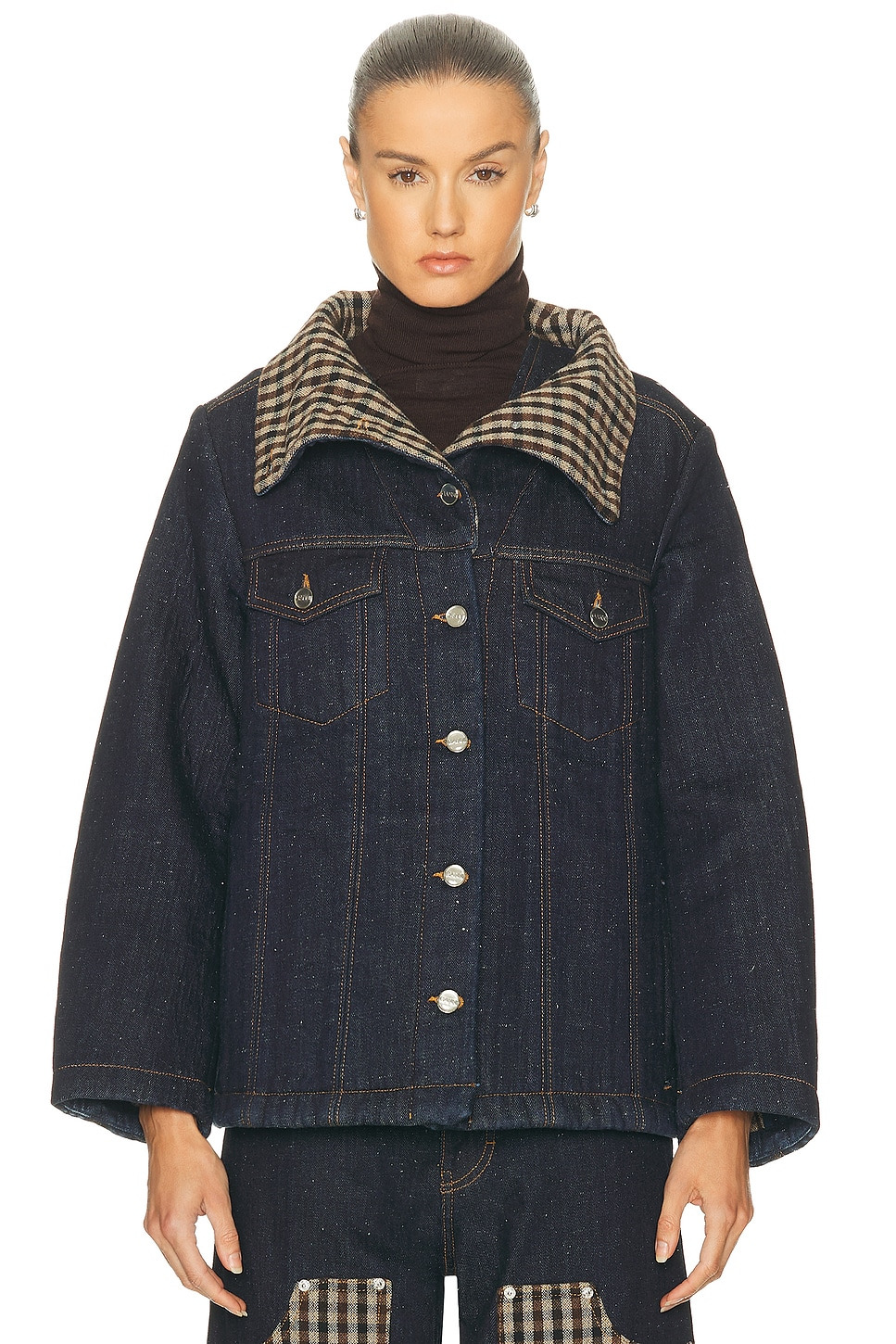 Neppy Denim Bonded Jacket - 2