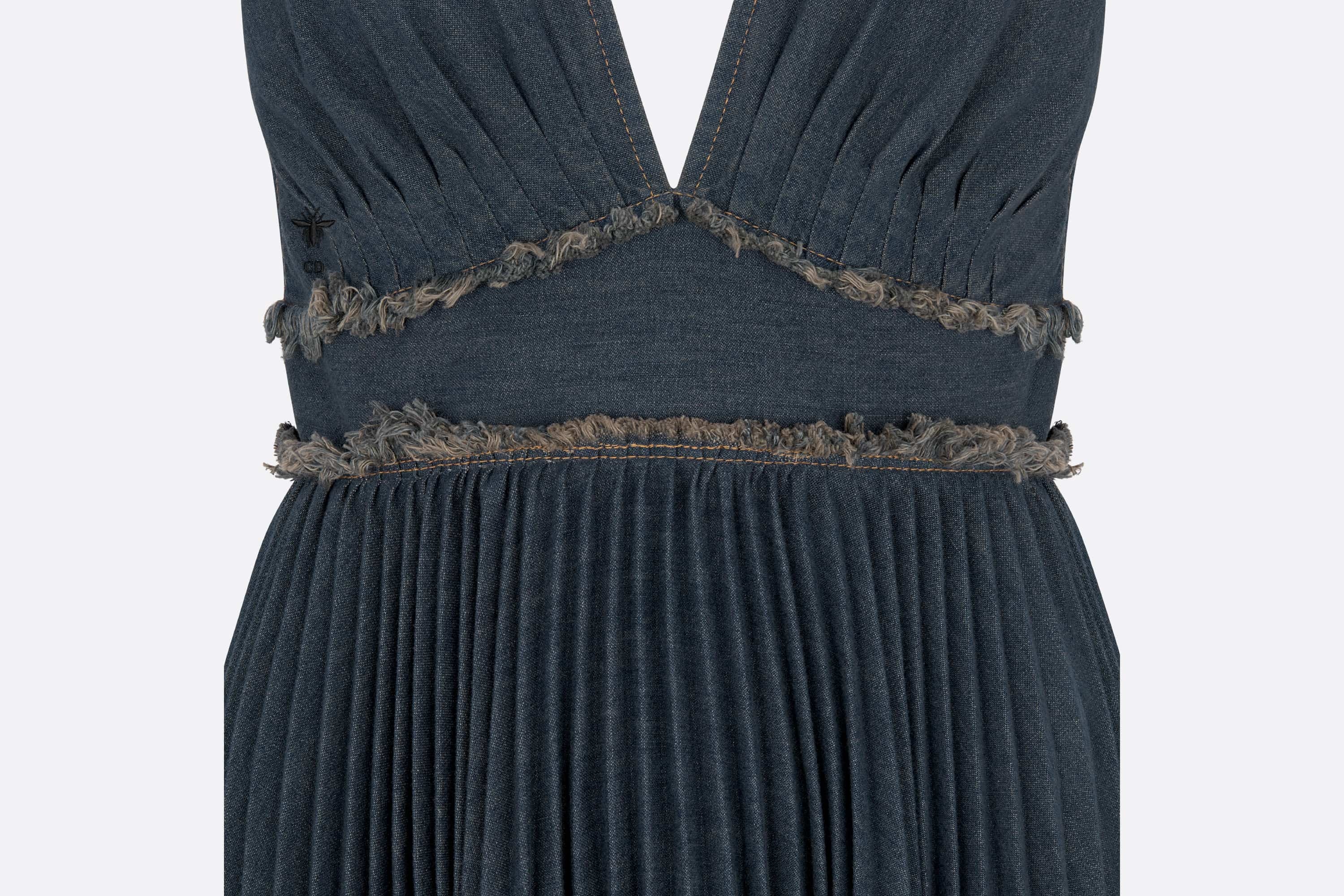 Mid-Length Pleated Dress - 3