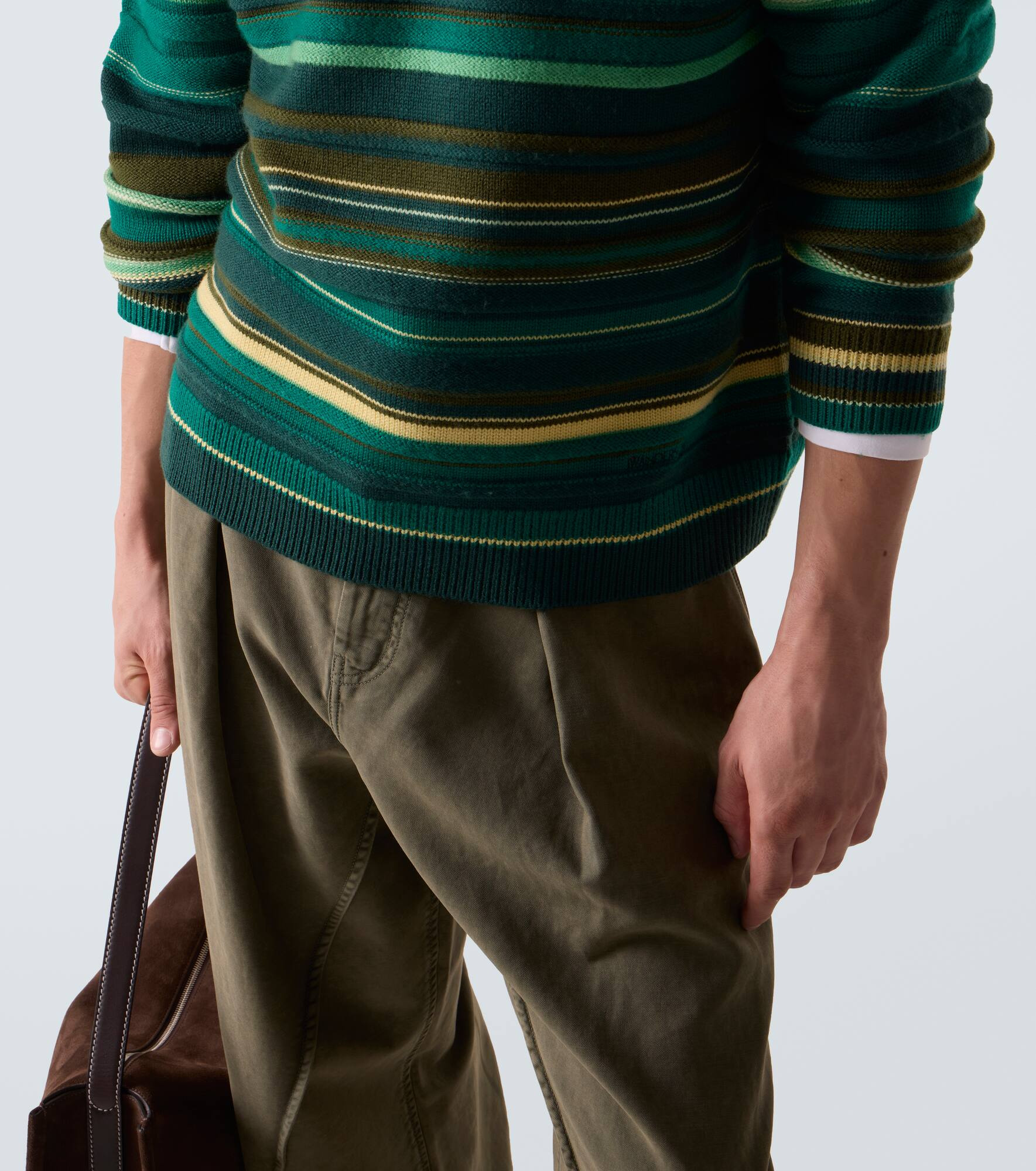 Striped wool sweater - 6