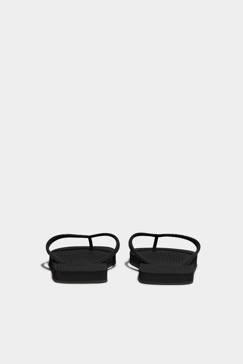 DSQUARED2 DSQUARED2 LOGO FLIP FLOPS outlook
