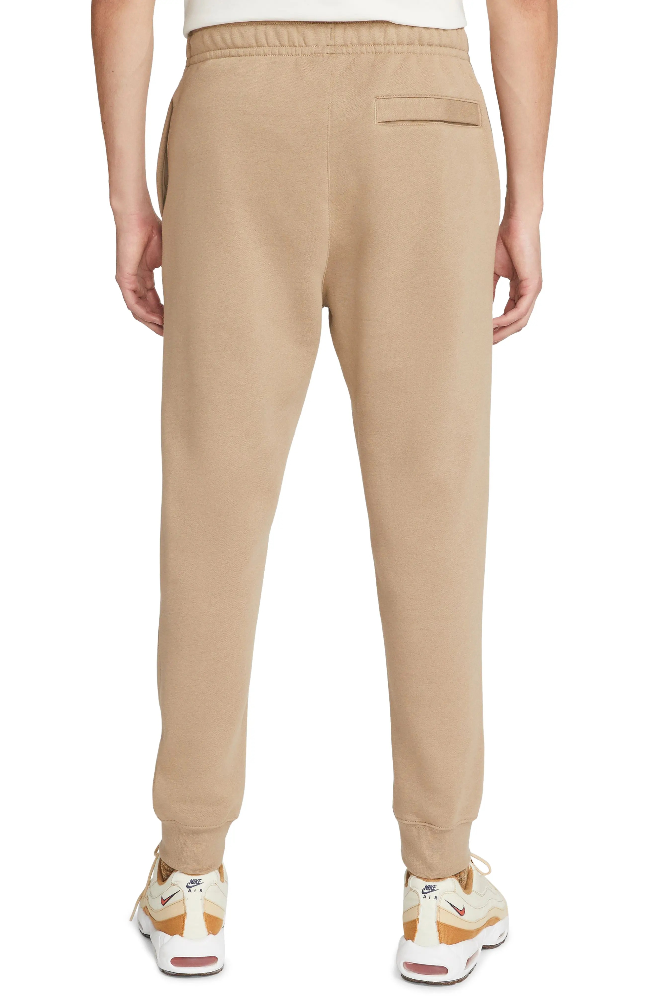 Sportswear Club Pocket Fleece Joggers in Khaki/Khaki/White - 2