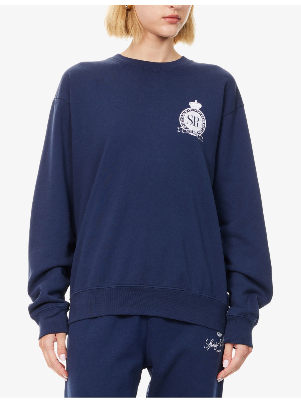 Royal Club Crewneck Cotton-Jersey Sweatshirt - 3