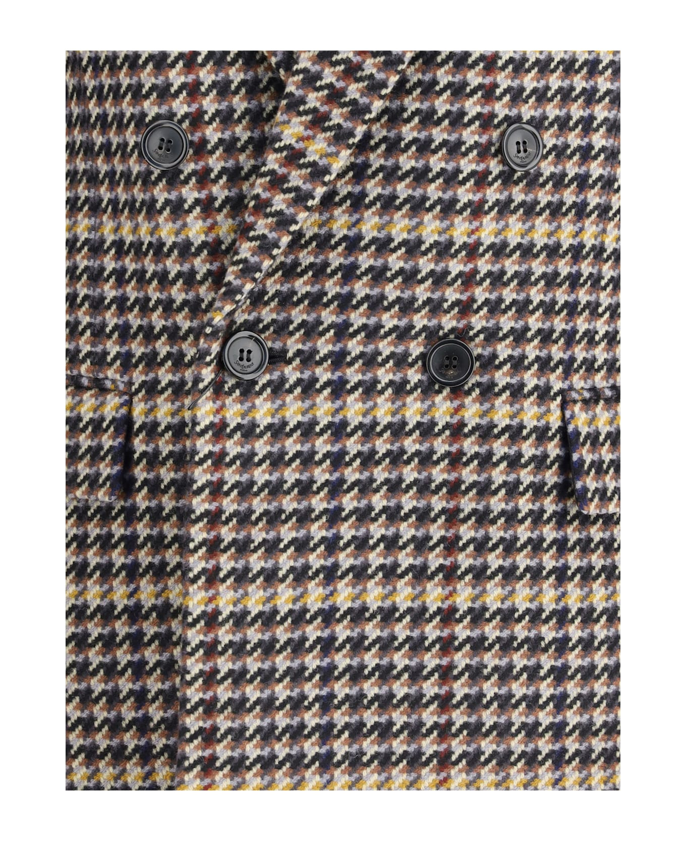 Double-breasted Wool Jacket - 3