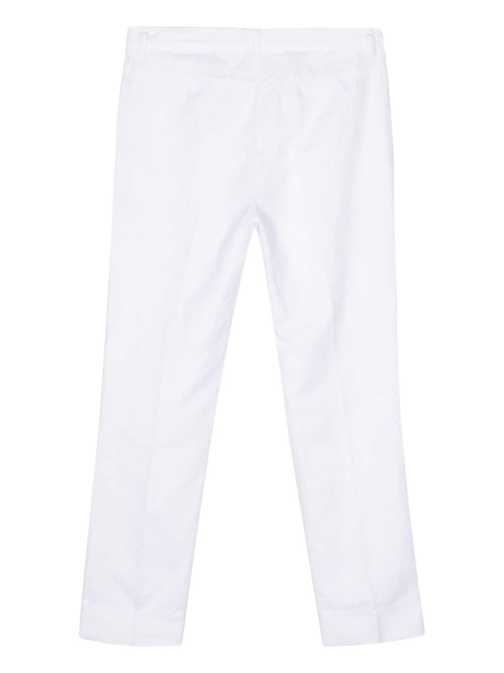 pressed-crease tapered trousers - 2