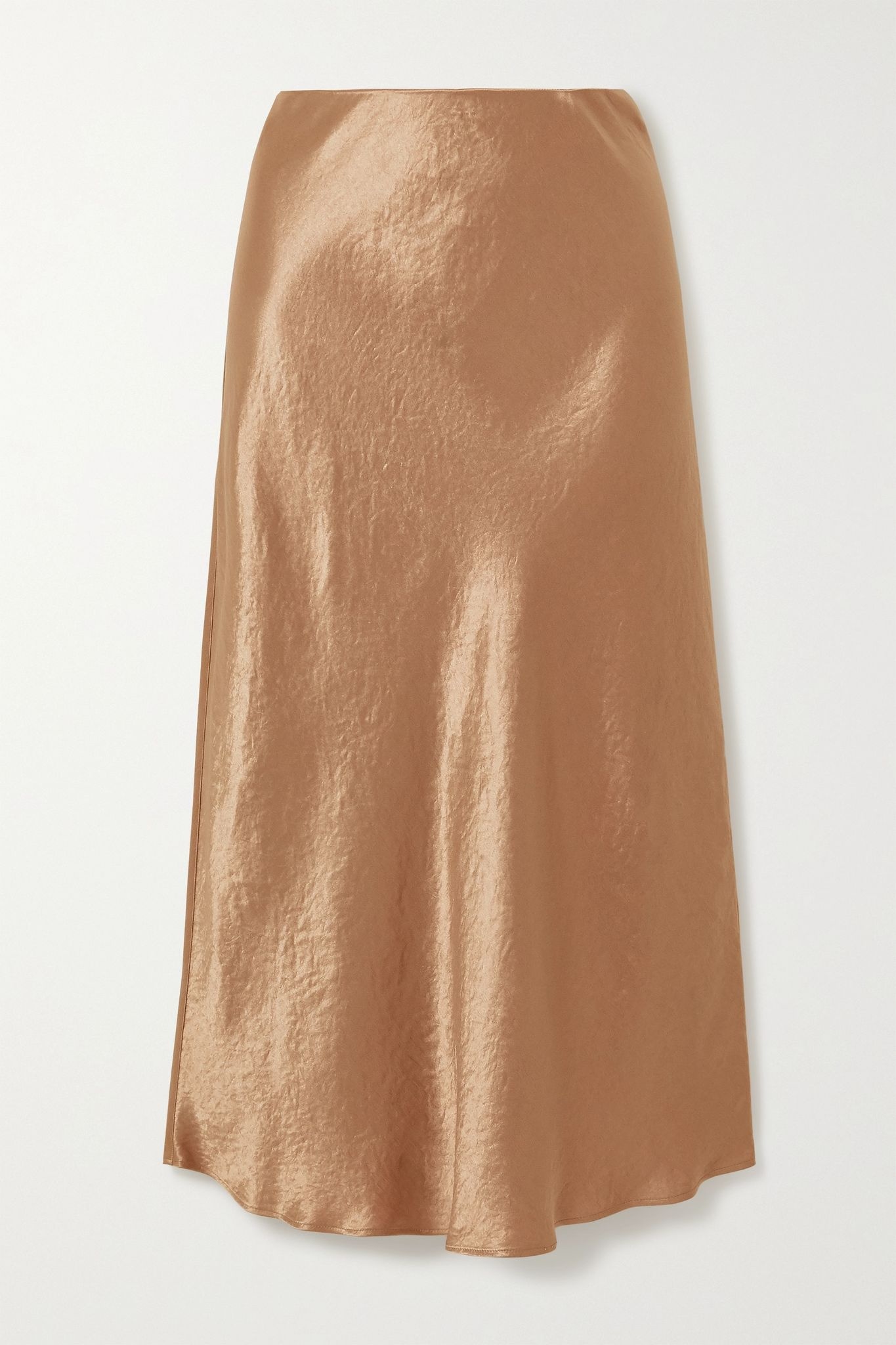 Leisure washed-satin midi skirt - 1