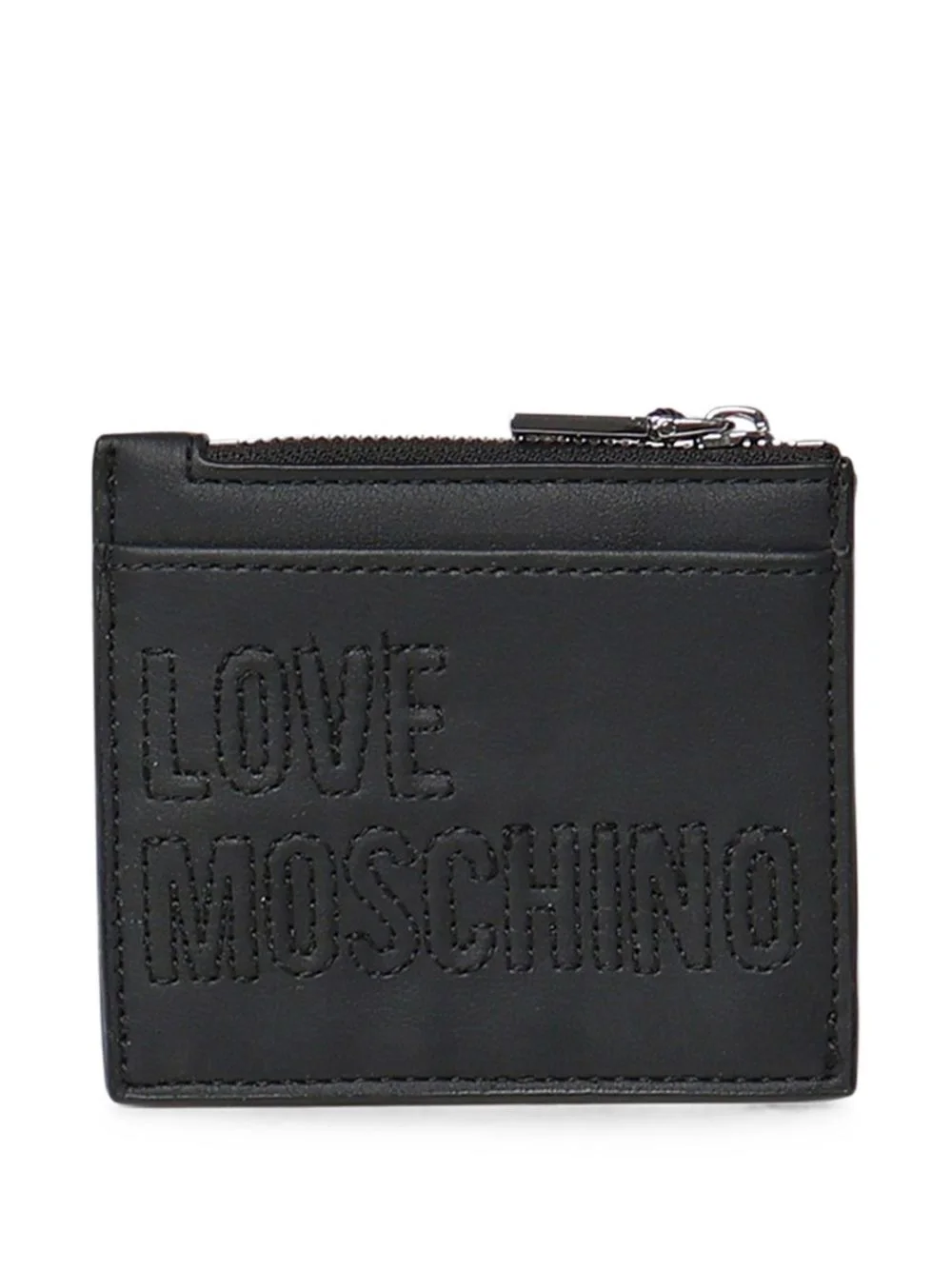 logo-embroidered wallet - 1