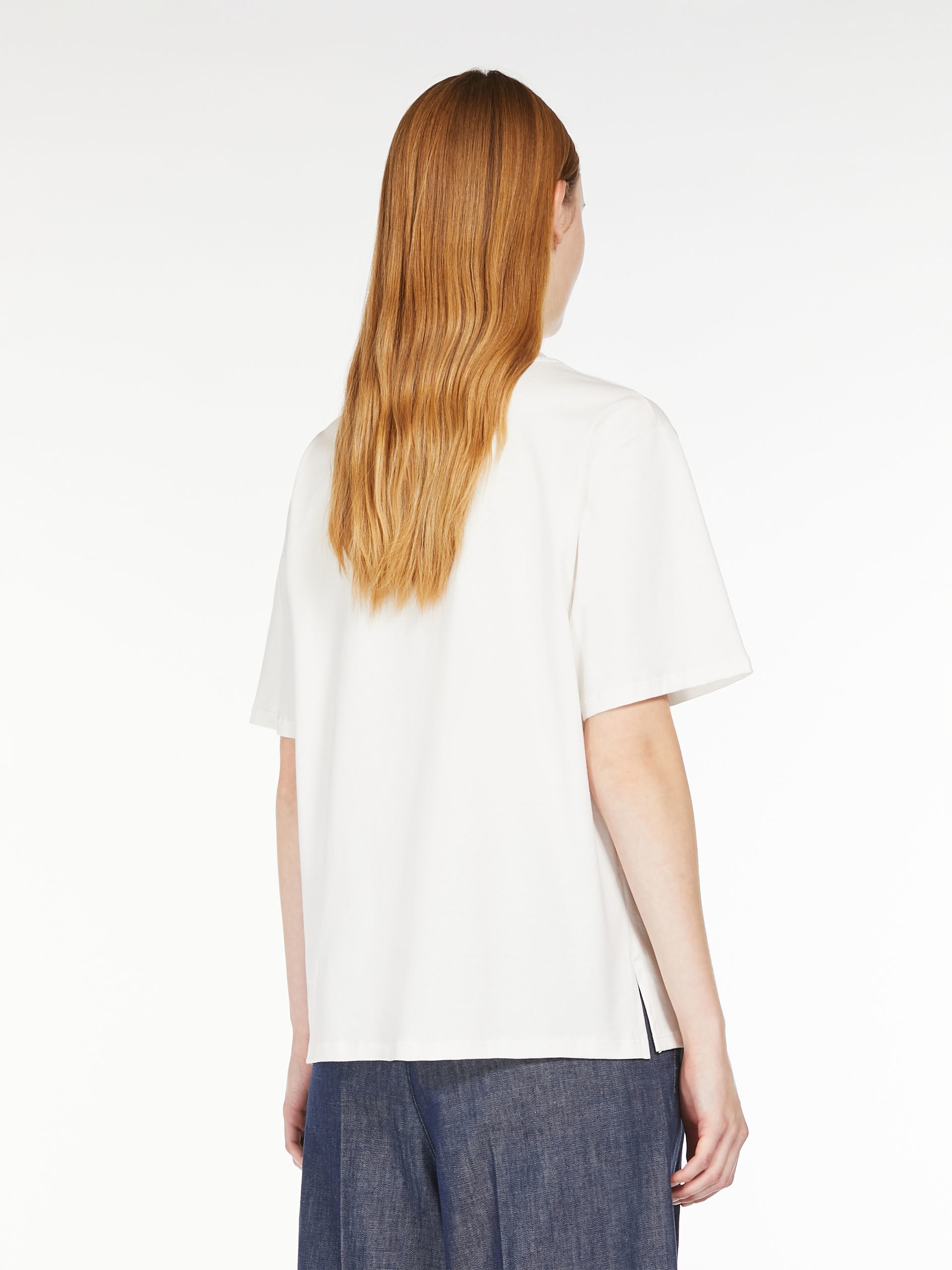 BARBANO Cotton T-shirt with embroidered lettering detail - 4