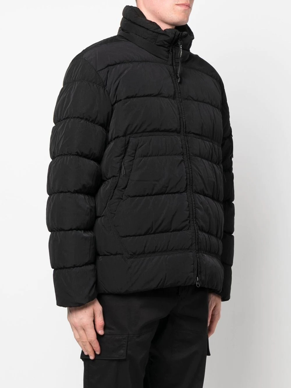 Lens-detail padded jacket - 3