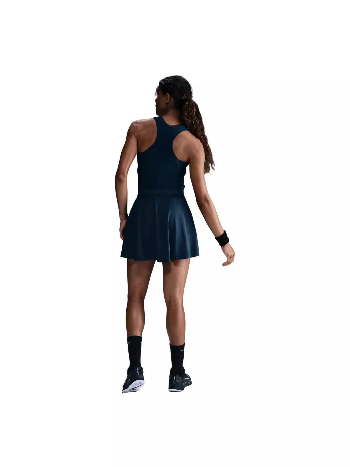 Women's Court Dri-Fit Advantage Ace Skirt-Blue - 4