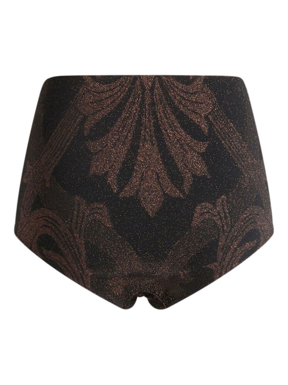 glitter jacquard shorts - 4