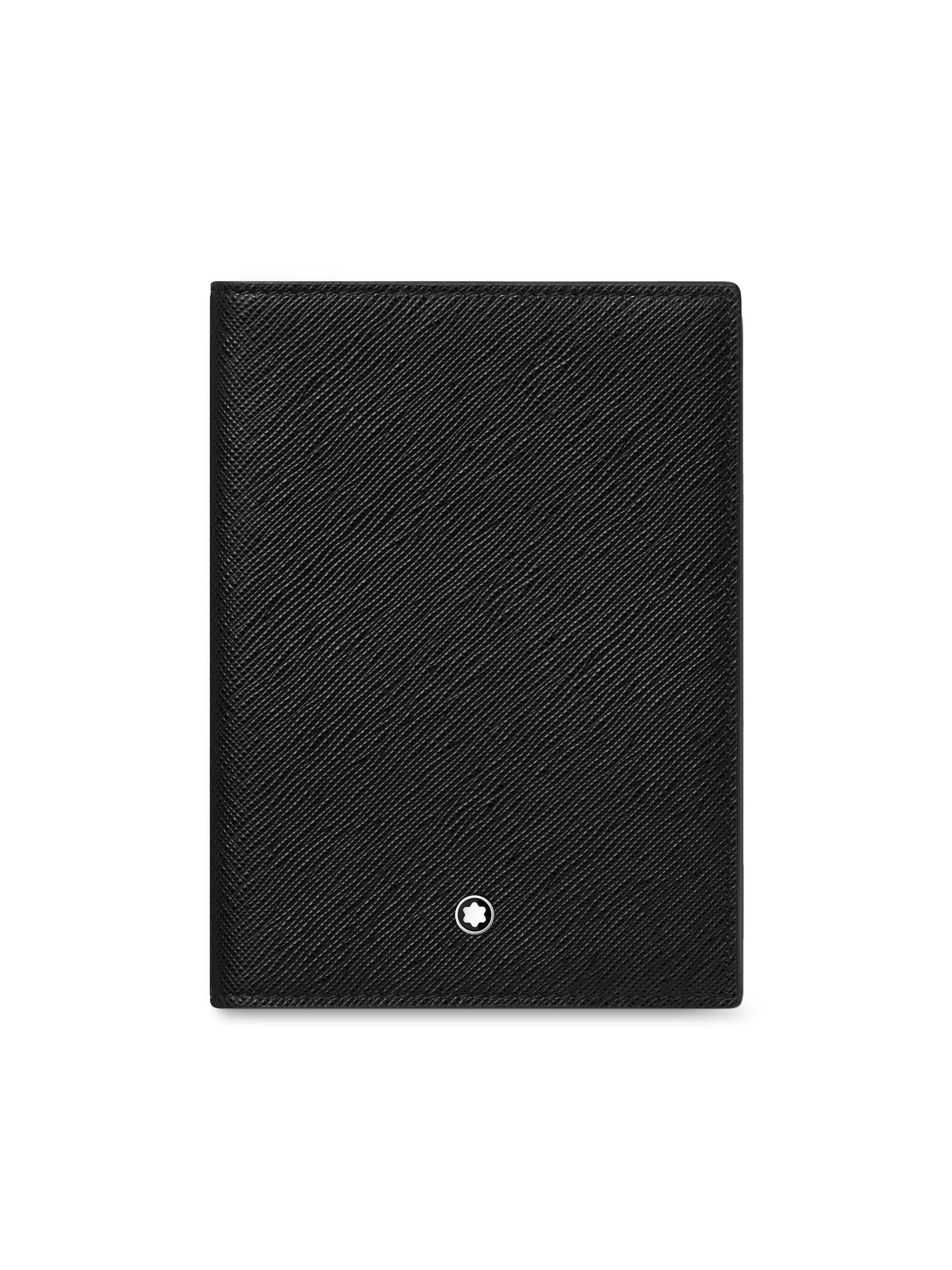 Sartorial Leather Passport Holder - Black - 1