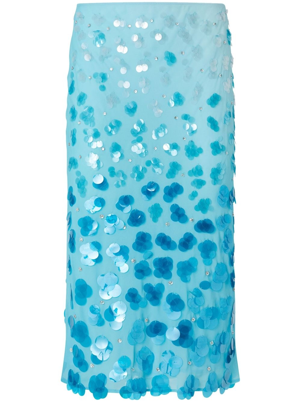sequinned midi skirt - 1