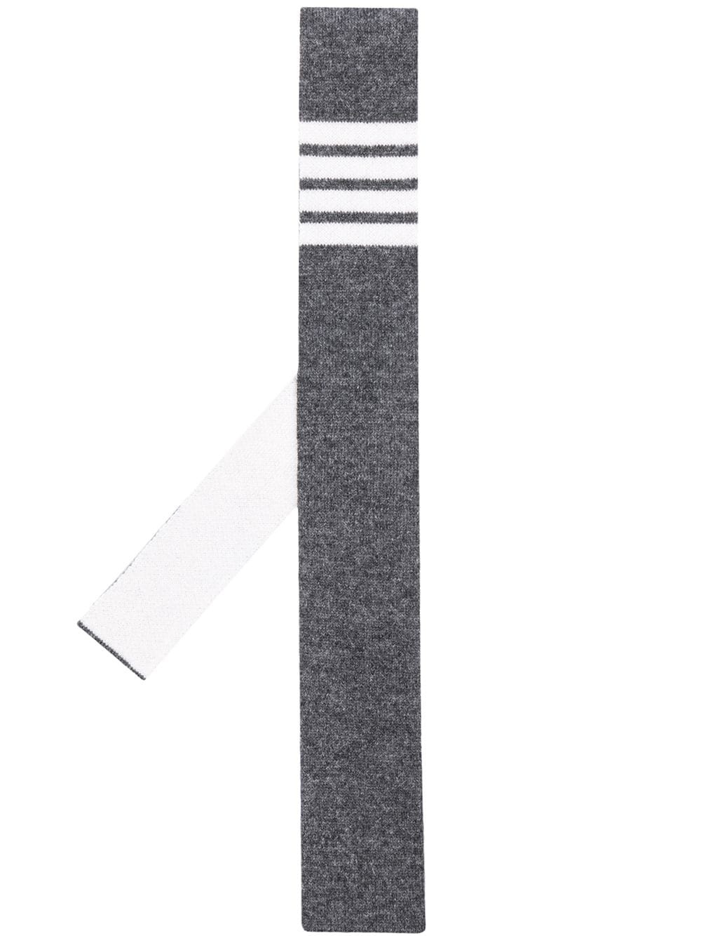 cashmere knit 4-Bar tie - 1