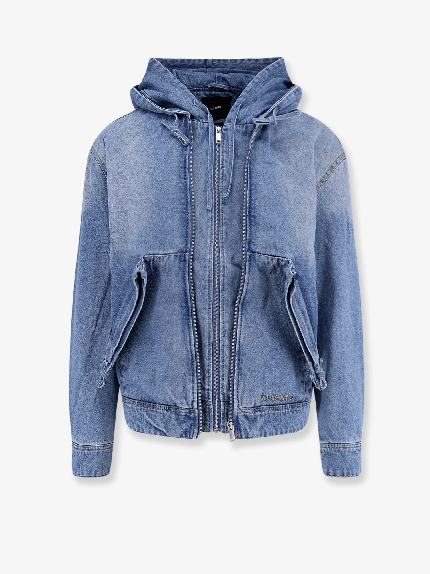 Axel Arigato Hooded Denim Jacket - 1