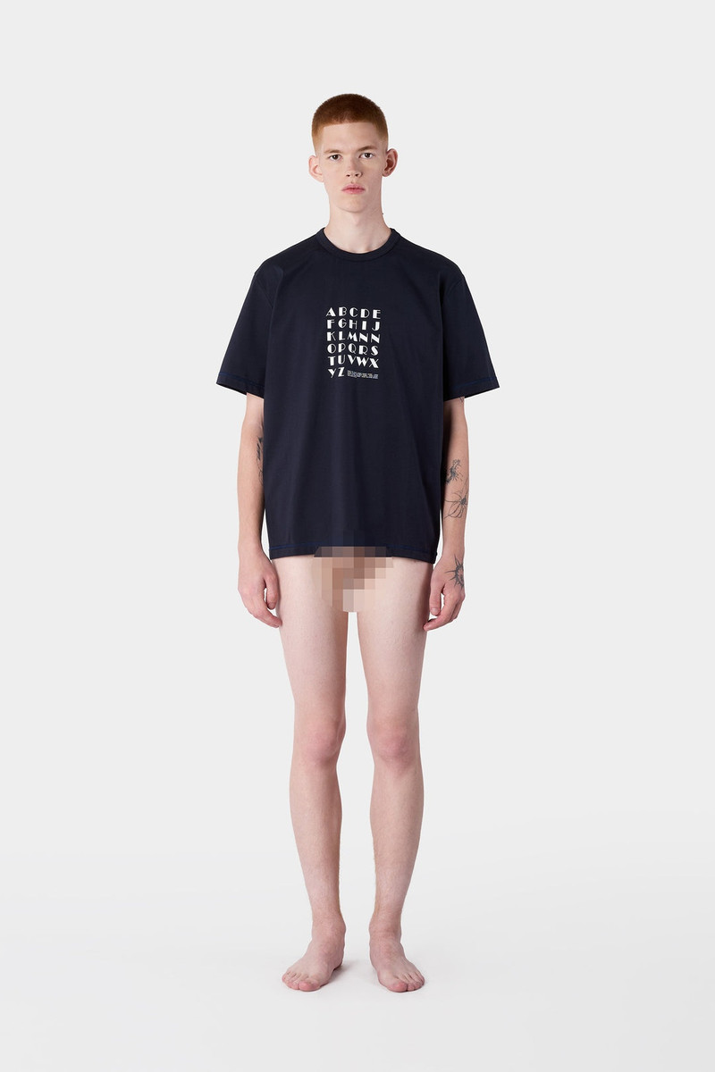 GLOW-IN-THE-DARK CLASSIC T-SHIRT / blue SUNNEI 5