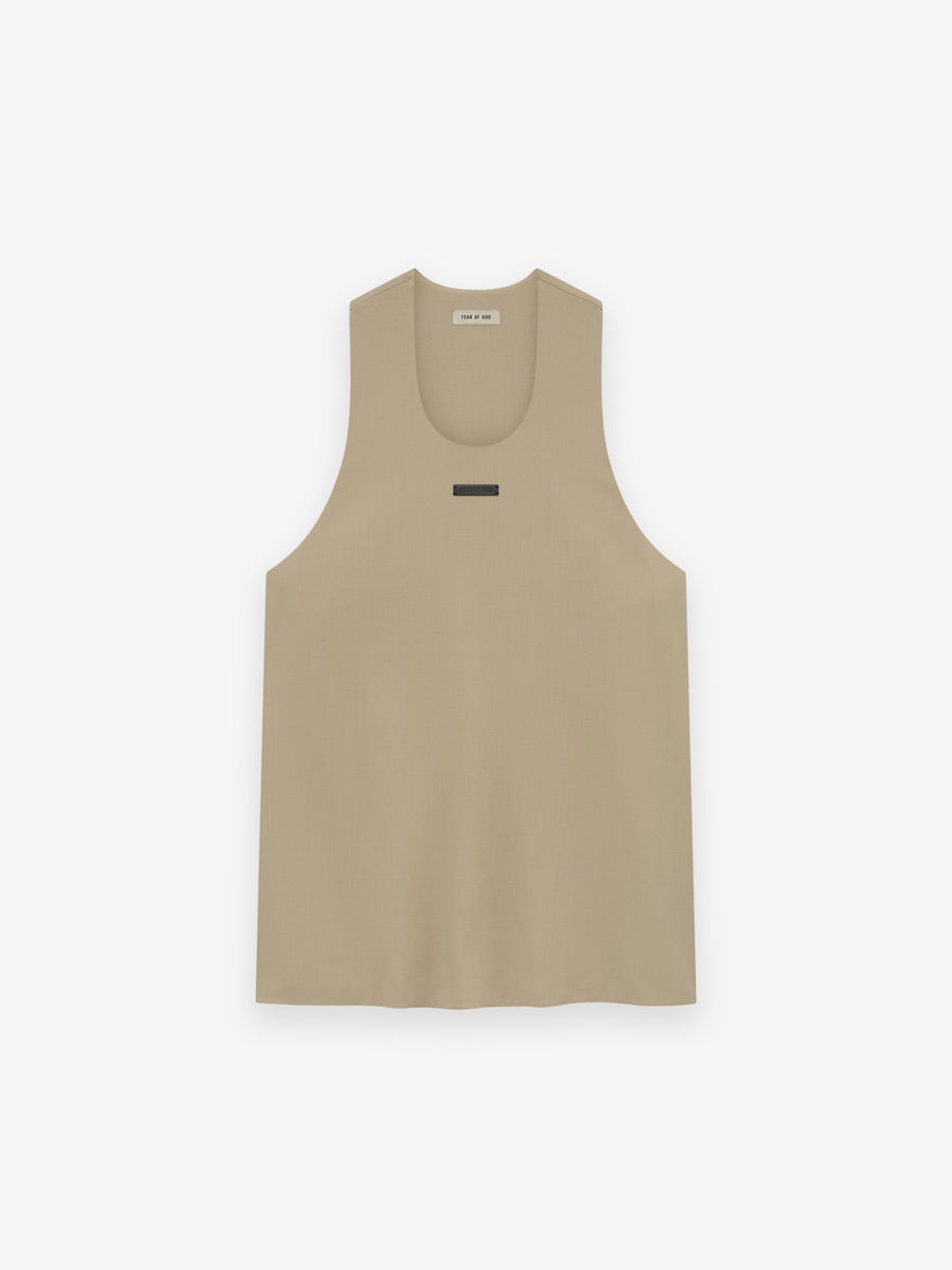 Wool Double Layer Tank Top - 1